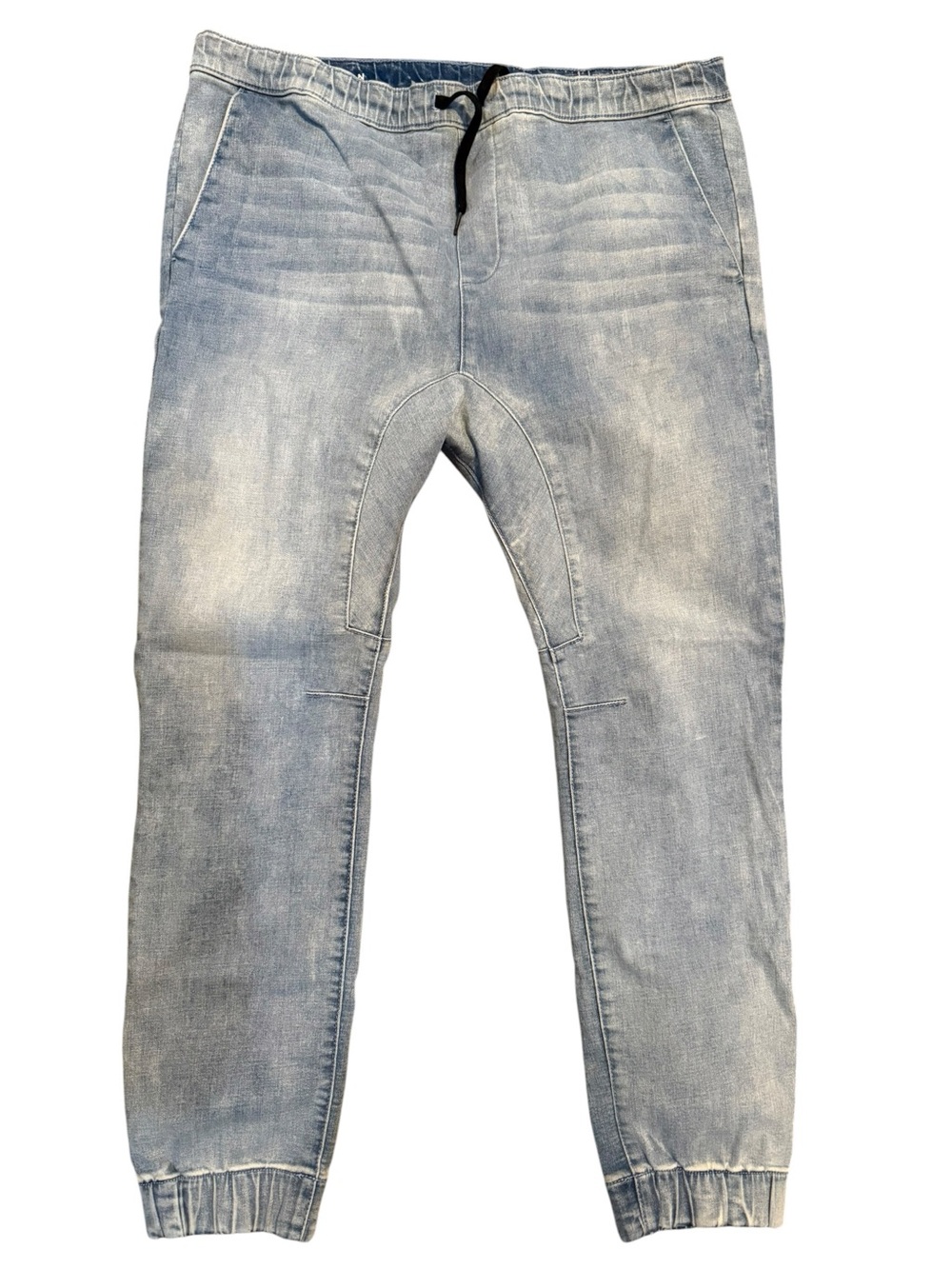 Men’s Pacsun skinny jeans with elastic waist & cuffs EUC Size XLarge